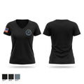 Jackson police department 56507576 Women's Short Sleeve V-neck Shirt - 1