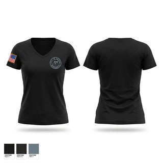 Womens Short Sleeve Vneck Shirt, Jackson police department, Police, Teamtime, Team time, sublimation, custom sports apparel, team uniforms, spirit wear, spiritwear, sports uniforms, custom shirts, team store, custom team store, fundraiser sports, apparel fundraiser