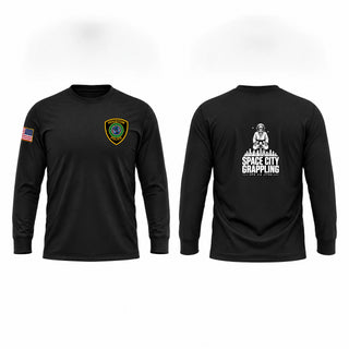 Long Sleeve Performance Shirt, Houston Police, Police, Teamtime, Team time, sublimation, custom sports apparel, team uniforms, spirit wear, spiritwear, sports uniforms, custom shirts, team store, custom team store, fundraiser sports, apparel fundraiser