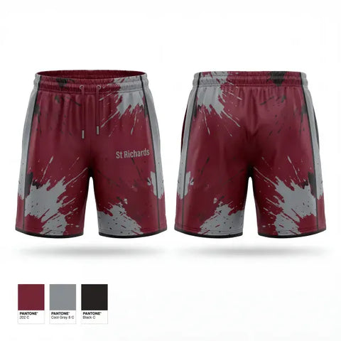 Athletic Shorts With Pockets, St. Richards, Baseball, Teamtime, Team time, sublimation, custom sports apparel, team uniforms, spirit wear, spiritwear, sports uniforms, custom shirts, team store, custom team store, fundraiser sports, apparel fundraiser