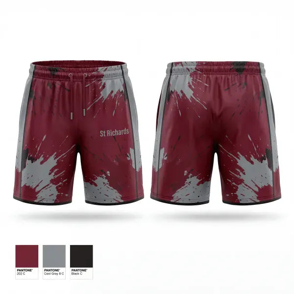 Athletic Shorts With Pockets, St. Richards, Baseball, Teamtime, Team time, sublimation, custom sports apparel, team uniforms, spirit wear, spiritwear, sports uniforms, custom shirts, team store, custom team store, fundraiser sports, apparel fundraiser