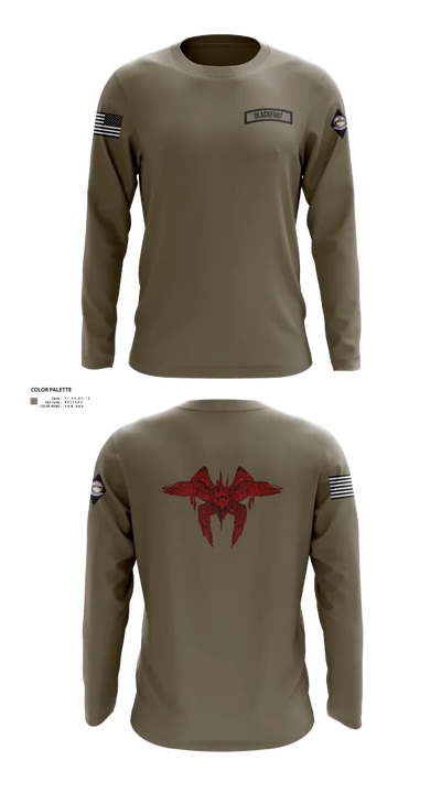 Blackfoot 2nd platoon 36446718 Long Sleeve Performance Shirt 103