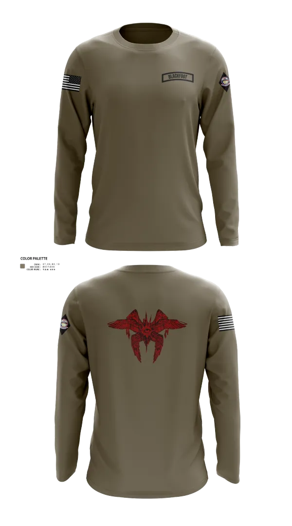 Long Sleeve Performance Shirt, Blackfoot 2nd platoon, , Teamtime, Team time, sublimation, custom sports apparel, team uniforms, spirit wear, spiritwear, sports uniforms, custom shirts, team store, custom team store, fundraiser sports, apparel fundraiser
