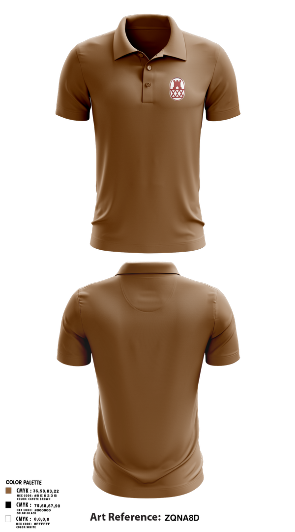 Short Sleeve Performance Polo, HSC 130th MEB, Army, Teamtime, Team time, sublimation, custom sports apparel, team uniforms, spirit wear, spiritwear, sports uniforms, custom shirts, team store, custom team store, fundraiser sports, apparel fundraiser