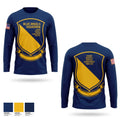 Blue Angles Squadron Long Sleeve Performance Shirt - 1