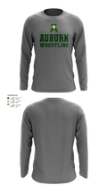 Auburn Trojan Wrestling 5731450 Long Sleeve Performance Shirt 21