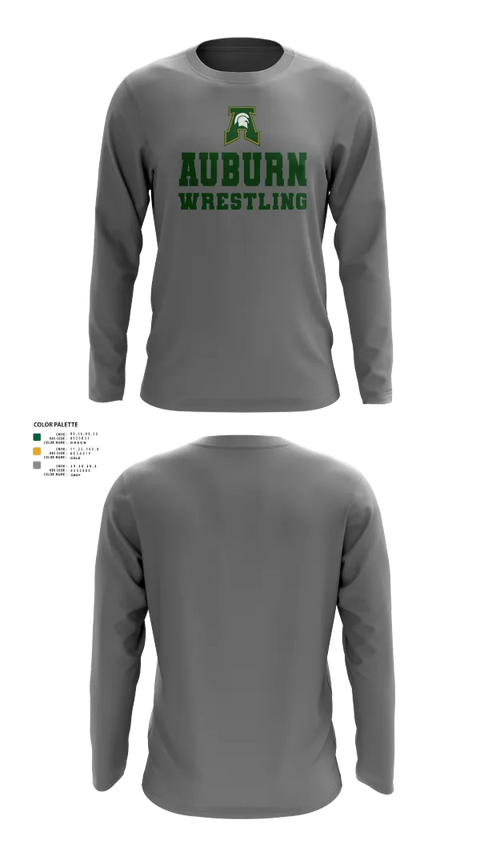 Long Sleeve Performance Shirt, Auburn Trojan Wrestling, Wrestling, Teamtime, Team time, sublimation, custom sports apparel, team uniforms, spirit wear, spiritwear, sports uniforms, custom shirts, team store, custom team store, fundraiser sports, apparel fundraiser