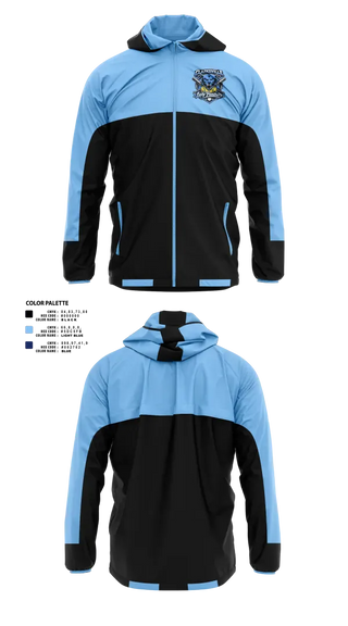 Windbreaker, Clarksville Lady Panters, Softball, Teamtime, Team time, sublimation, custom sports apparel, team uniforms, spirit wear, spiritwear, sports uniforms, custom shirts, team store, custom team store, fundraiser sports, apparel fundraiser