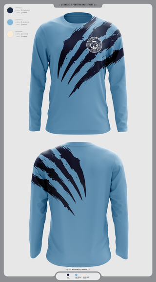 Long Sleeve Performance Shirt, North Port Jr Bobcats, , Teamtime, Team time, sublimation, custom sports apparel, team uniforms, spirit wear, spiritwear, sports uniforms, custom shirts, team store, custom team store, fundraiser sports, apparel fundraiser