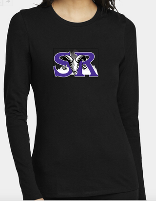 Shadow Ridge Middle School 74771306 Ladies Perfect Blend CVC LS Shirt - 1