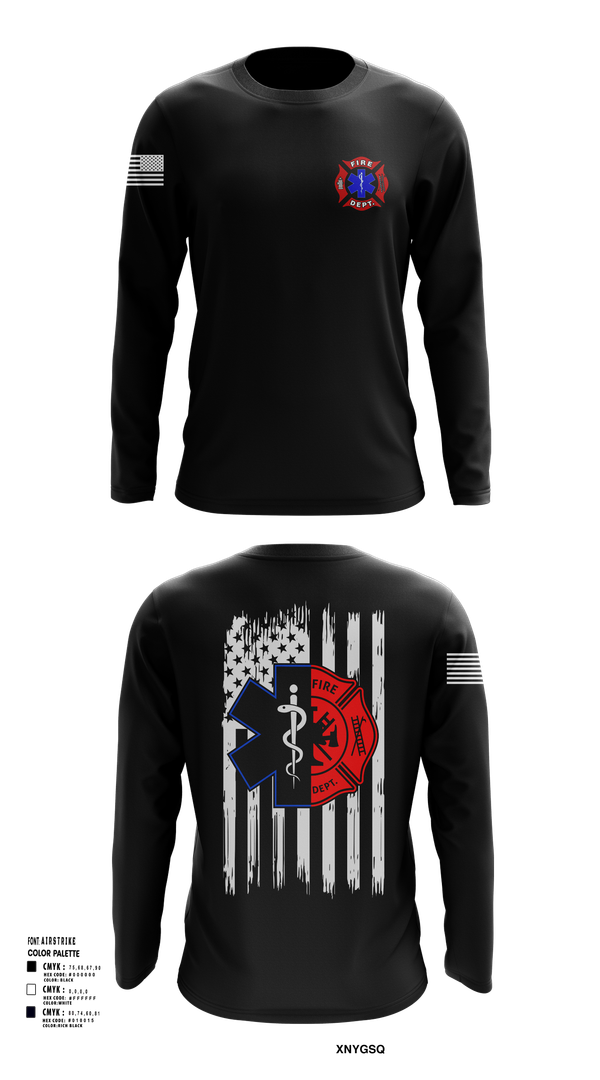 Long Sleeve Performance Shirt, Station 31, Fire Department, Teamtime, Team time, sublimation, custom sports apparel, team uniforms, spirit wear, spiritwear, sports uniforms, custom shirts, team store, custom team store, fundraiser sports, apparel fundraiser