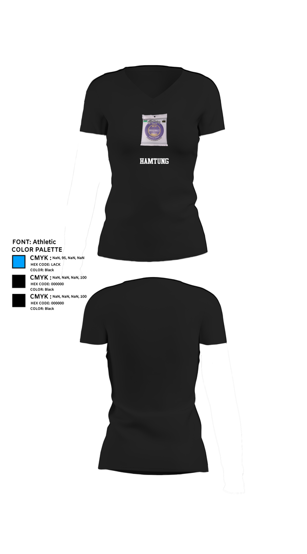 Womens Short Sleeve Vneck Shirt, Hamtung, E-Sports, Teamtime, Team time, sublimation, custom sports apparel, team uniforms, spirit wear, spiritwear, sports uniforms, custom shirts, team store, custom team store, fundraiser sports, apparel fundraiser