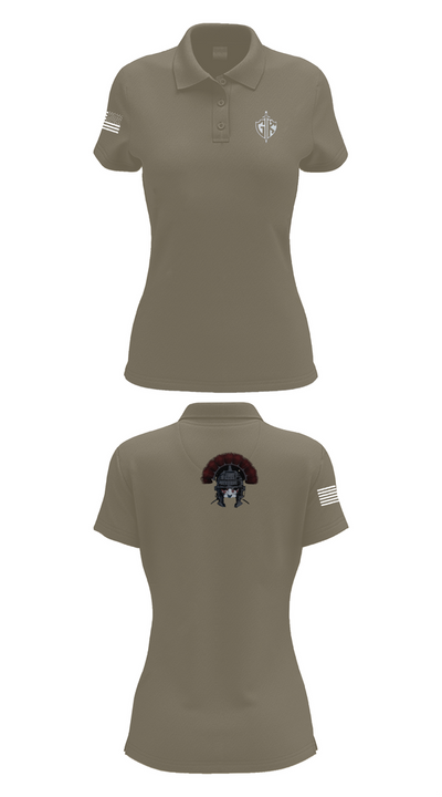 HQ PLT, A CO, USDB BN (CORR) 15623117 Women's Short Sleeve Performance Polo  - 75