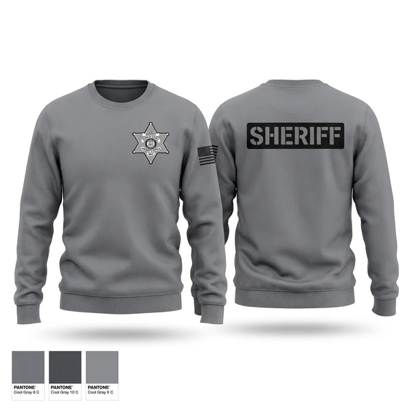 Crew Neck Sweatshirt, Dunklin County Sheriff’s Office, Police, Teamtime, Team time, sublimation, custom sports apparel, team uniforms, spirit wear, spiritwear, sports uniforms, custom shirts, team store, custom team store, fundraiser sports, apparel fundraiser