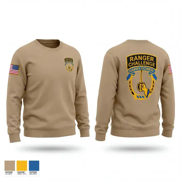 Crew Neck Sweatshirt, Garry Owen ROTC, Army, Teamtime, Team time, sublimation, custom sports apparel, team uniforms, spirit wear, spiritwear, sports uniforms, custom shirts, team store, custom team store, fundraiser sports, apparel fundraiser