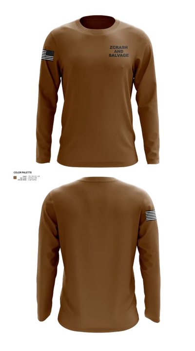 Crash and salvage 82158766 Long Sleeve Performance Shirt 21