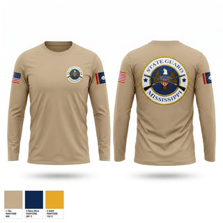 Long Sleeve Performance Shirt, MSSG 215th FSC CO, National Guard, Teamtime, Team time, sublimation, custom sports apparel, team uniforms, spirit wear, spiritwear, sports uniforms, custom shirts, team store, custom team store, fundraiser sports, apparel fundraiser