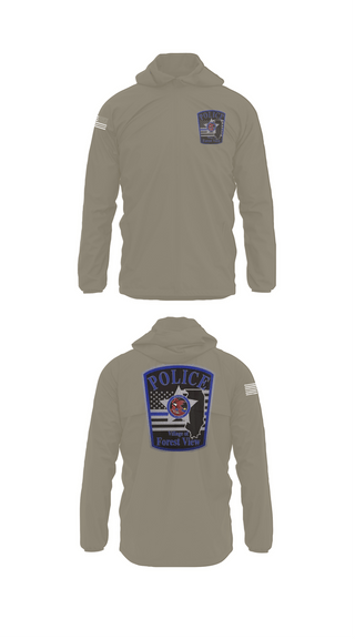 Windbreaker, Forest view police, Police, Teamtime, Team time, sublimation, custom sports apparel, team uniforms, spirit wear, spiritwear, sports uniforms, custom shirts, team store, custom team store, fundraiser sports, apparel fundraiser