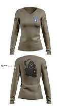Attack Company 3625121 Women's Long Sleeve V-neck Shirt - 2