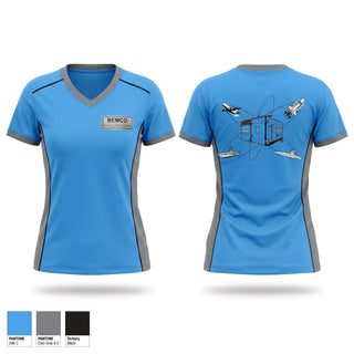 Womens Short Sleeve Vneck Shirt, Bemco Inc, , Teamtime, Team time, sublimation, custom sports apparel, team uniforms, spirit wear, spiritwear, sports uniforms, custom shirts, team store, custom team store, fundraiser sports, apparel fundraiser