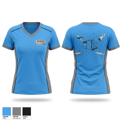 Bemco Inc Women's Short Sleeve V-neck Shirt - 1