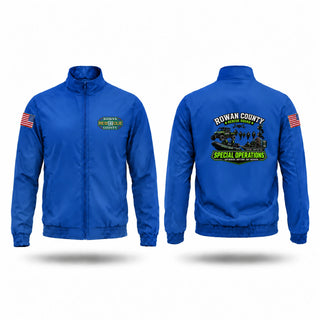Windbreaker, Rowan Rescue, EMS/EMT, Teamtime, Team time, sublimation, custom sports apparel, team uniforms, spirit wear, spiritwear, sports uniforms, custom shirts, team store, custom team store, fundraiser sports, apparel fundraiser