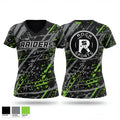 R.O.C.K. Sports Raiders 75611522 Women's Short Sleeve V-neck Shirt - 1