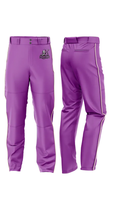 Baseball Pants, Clarksville Phantoms, Baseball, Teamtime, Team time, sublimation, custom sports apparel, team uniforms, spirit wear, spiritwear, sports uniforms, custom shirts, team store, custom team store, fundraiser sports, apparel fundraiser