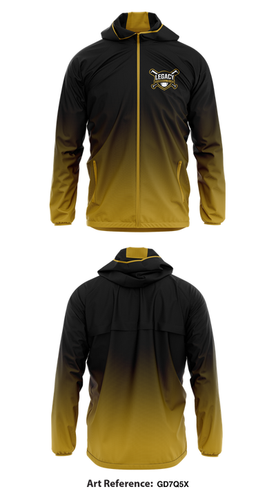 Legacy Baseball Club 24349647 Windbreaker - 11
