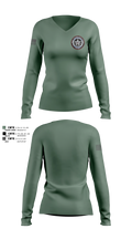 US Marshals PNVOTF Women's Long Sleeve V-neck Shirt - 52