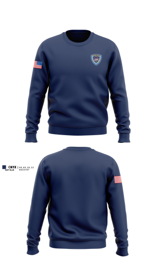 Crew Neck Sweatshirt, Trenton Police Department, Police, Teamtime, Team time, sublimation, custom sports apparel, team uniforms, spirit wear, spiritwear, sports uniforms, custom shirts, team store, custom team store, fundraiser sports, apparel fundraiser