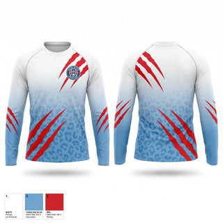 Long Sleeve Performance Shirt, Piedmont Panthers, Track & Field, Teamtime, Team time, sublimation, custom sports apparel, team uniforms, spirit wear, spiritwear, sports uniforms, custom shirts, team store, custom team store, fundraiser sports, apparel fundraiser
