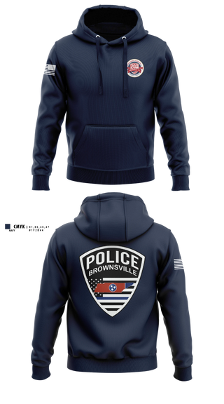 Hoodie, Brownsville Police Department, Police, Teamtime, Team time, sublimation, custom sports apparel, team uniforms, spirit wear, spiritwear, sports uniforms, custom shirts, team store, custom team store, fundraiser sports, apparel fundraiser
