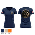 Port Of Portland Police K9 Women's Short Sleeve V-neck Shirt - 1