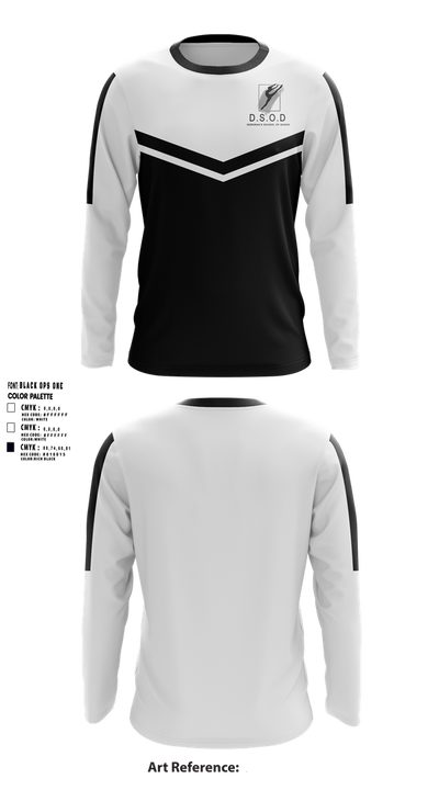 Deborah's School of Dance 51031298 Long Sleeve Performance Shirt 1