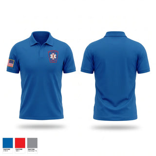 Short Sleeve Performance Polo, Mount Kisco Volunteer Ambulance Corps Inc., EMS/EMT, Teamtime, Team time, sublimation, custom sports apparel, team uniforms, spirit wear, spiritwear, sports uniforms, custom shirts, team store, custom team store, fundraiser sports, apparel fundraiser