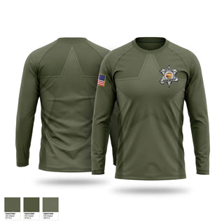 Long Sleeve Performance Shirt, Crawford county investigations bureau, Police, Teamtime, Team time, sublimation, custom sports apparel, team uniforms, spirit wear, spiritwear, sports uniforms, custom shirts, team store, custom team store, fundraiser sports, apparel fundraiser