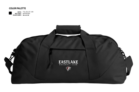 Duffle Bag, Eastlake, Baseball, Teamtime, Team time, sublimation, custom sports apparel, team uniforms, spirit wear, spiritwear, sports uniforms, custom shirts, team store, custom team store, fundraiser sports, apparel fundraiser