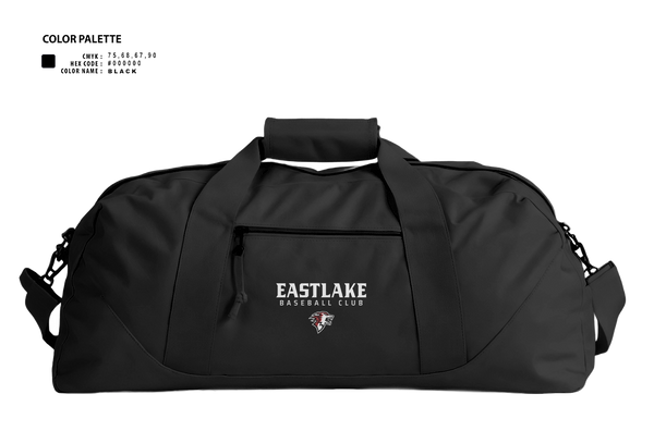 Duffle Bag, Eastlake, Baseball, Teamtime, Team time, sublimation, custom sports apparel, team uniforms, spirit wear, spiritwear, sports uniforms, custom shirts, team store, custom team store, fundraiser sports, apparel fundraiser