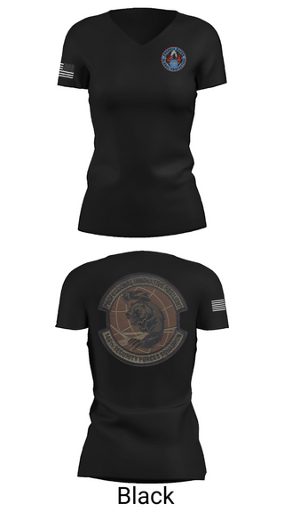 Womens Short Sleeve Vneck Shirt, 146 Ravens, Air Force, Teamtime, Team time, sublimation, custom sports apparel, team uniforms, spirit wear, spiritwear, sports uniforms, custom shirts, team store, custom team store, fundraiser sports, apparel fundraiser