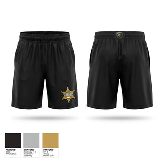 Athletic Shorts With Pockets, Muskogee county sheriff, Police, Teamtime, Team time, sublimation, custom sports apparel, team uniforms, spirit wear, spiritwear, sports uniforms, custom shirts, team store, custom team store, fundraiser sports, apparel fundraiser