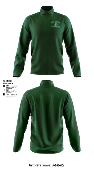 Fleece Jacket, Shamrock Wrestling Club, Wrestling, Teamtime, Team time, sublimation, custom sports apparel, team uniforms, spirit wear, spiritwear, sports uniforms, custom shirts, team store, custom team store, fundraiser sports, apparel fundraiser