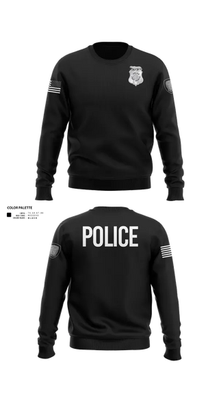 Crew Neck Sweatshirt, Fort Worth Police Department, Police, Teamtime, Team time, sublimation, custom sports apparel, team uniforms, spirit wear, spiritwear, sports uniforms, custom shirts, team store, custom team store, fundraiser sports, apparel fundraiser