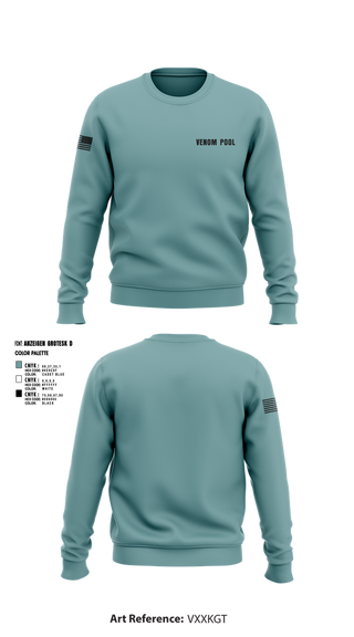 Crew Neck Sweatshirt, Venom Pool, , Teamtime, Team time, sublimation, custom sports apparel, team uniforms, spirit wear, spiritwear, sports uniforms, custom shirts, team store, custom team store, fundraiser sports, apparel fundraiser