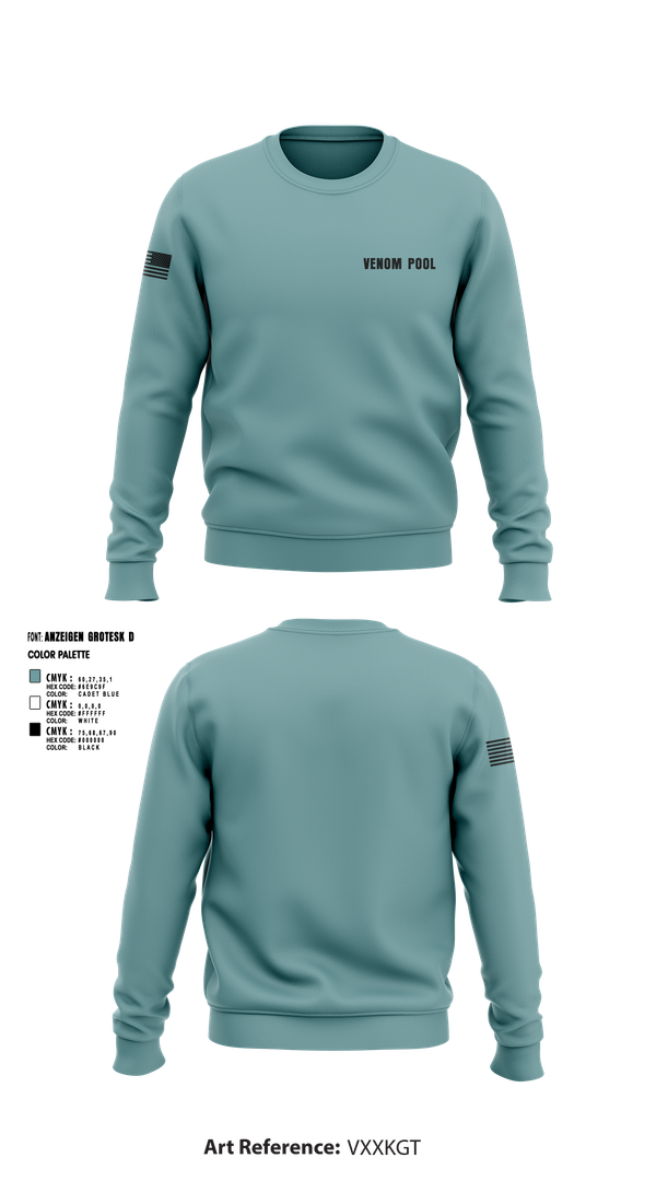 Crew Neck Sweatshirt, Venom Pool, , Teamtime, Team time, sublimation, custom sports apparel, team uniforms, spirit wear, spiritwear, sports uniforms, custom shirts, team store, custom team store, fundraiser sports, apparel fundraiser