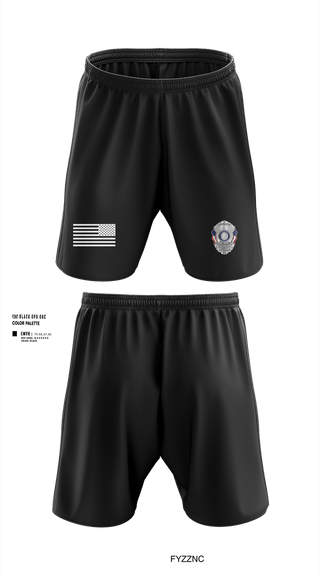 Athletic Shorts With Pockets, Ottawa, Kansas Police Department, Police, Teamtime, Team time, sublimation, custom sports apparel, team uniforms, spirit wear, spiritwear, sports uniforms, custom shirts, team store, custom team store, fundraiser sports, apparel fundraiser