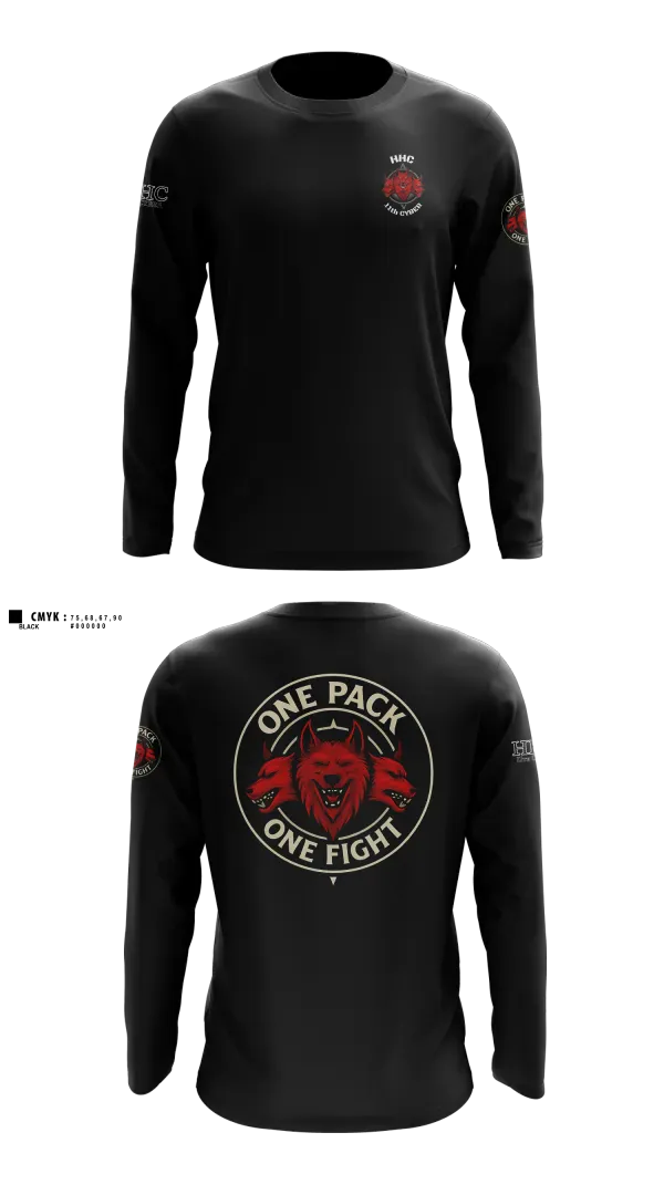 Long Sleeve Performance Shirt, HHC, 11th CYB, Army, Teamtime, Team time, sublimation, custom sports apparel, team uniforms, spirit wear, spiritwear, sports uniforms, custom shirts, team store, custom team store, fundraiser sports, apparel fundraiser