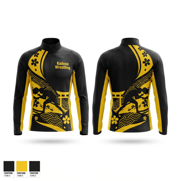 Quarter Zip Jacket, Kadena Wrestling, Wrestling, Teamtime, Team time, sublimation, custom sports apparel, team uniforms, spirit wear, spiritwear, sports uniforms, custom shirts, team store, custom team store, fundraiser sports, apparel fundraiser