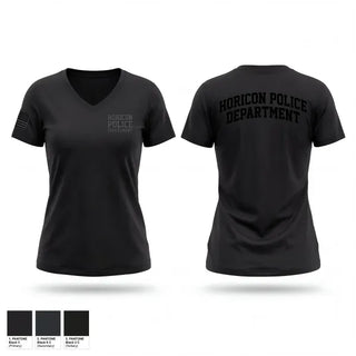 Womens Short Sleeve Vneck Shirt, Horicon Police Department, Police, Teamtime, Team time, sublimation, custom sports apparel, team uniforms, spirit wear, spiritwear, sports uniforms, custom shirts, team store, custom team store, fundraiser sports, apparel fundraiser