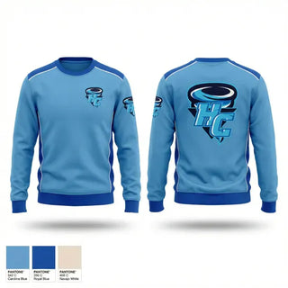 Crew Neck Sweatshirt, The Eye of the Storm Marching Band, Track & Field, Teamtime, Team time, sublimation, custom sports apparel, team uniforms, spirit wear, spiritwear, sports uniforms, custom shirts, team store, custom team store, fundraiser sports, apparel fundraiser